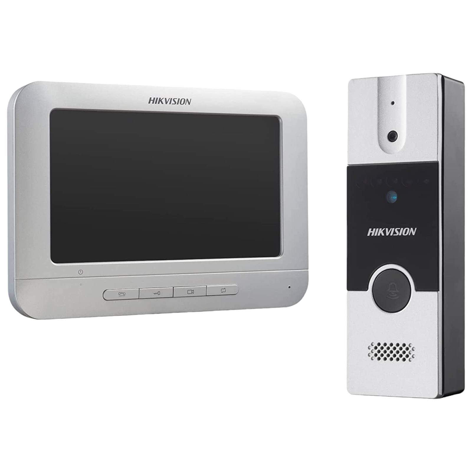 Buy Hikvision 7 Inch Video Door Phone Kit TFT LCD Display DS KIS204T 